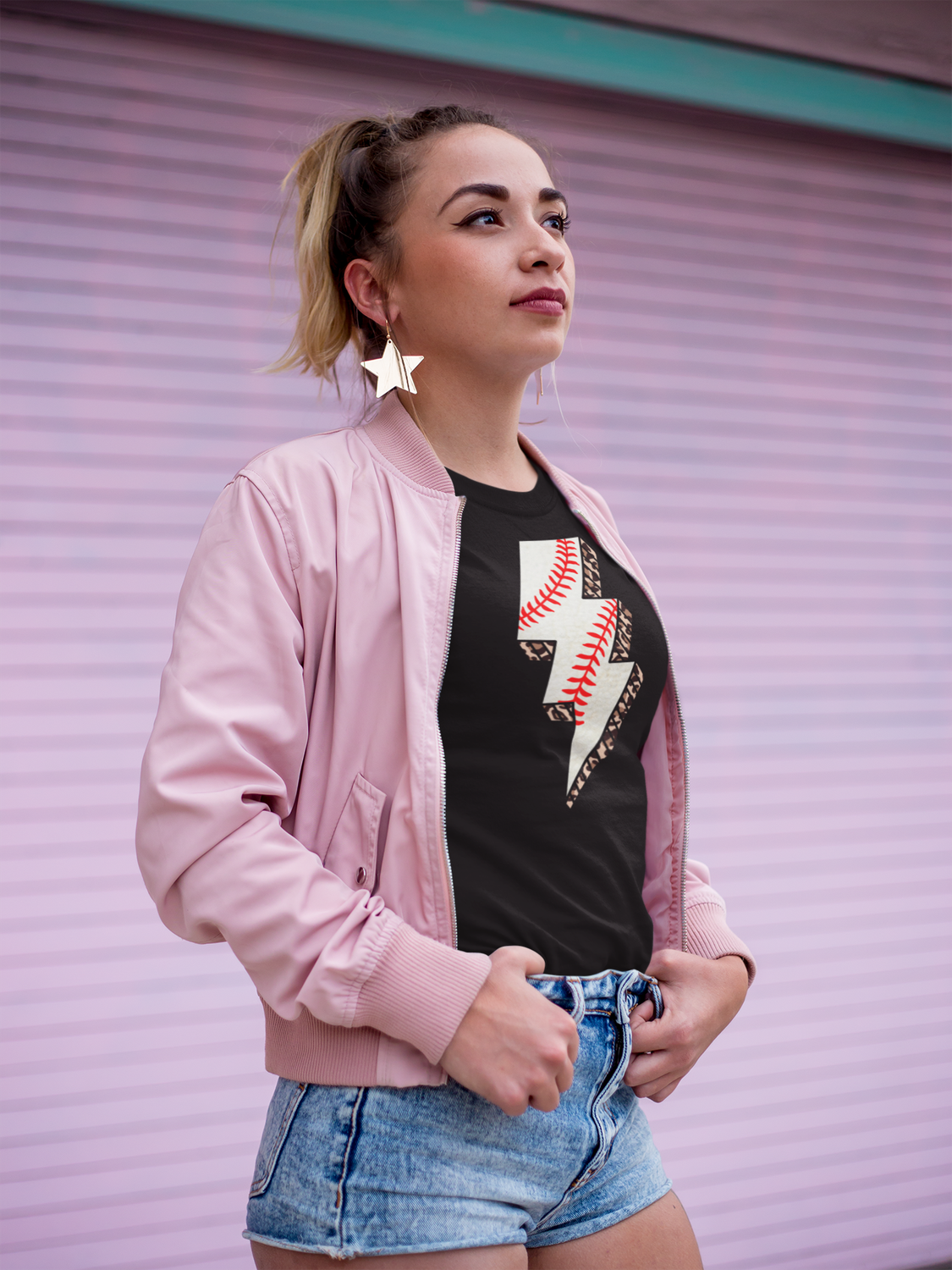 Baseball Lightning T-Shirt