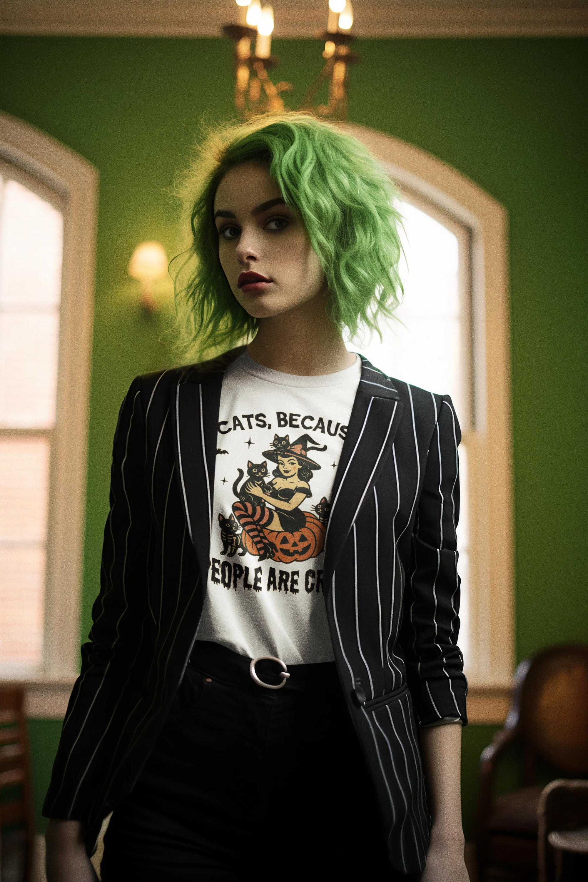 Cats, Because People are Creepy Shirt