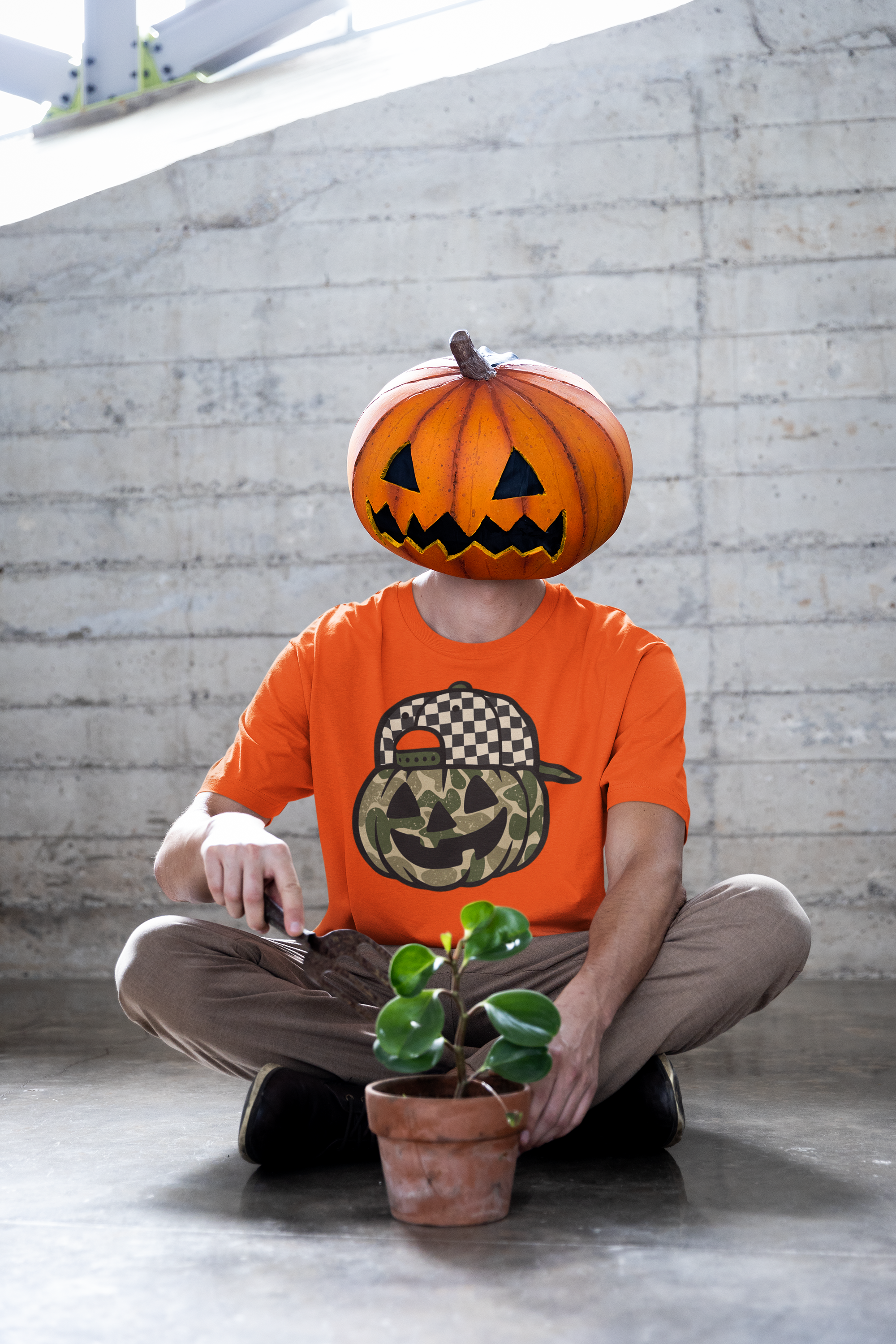 Camo Pumpkin Shirt