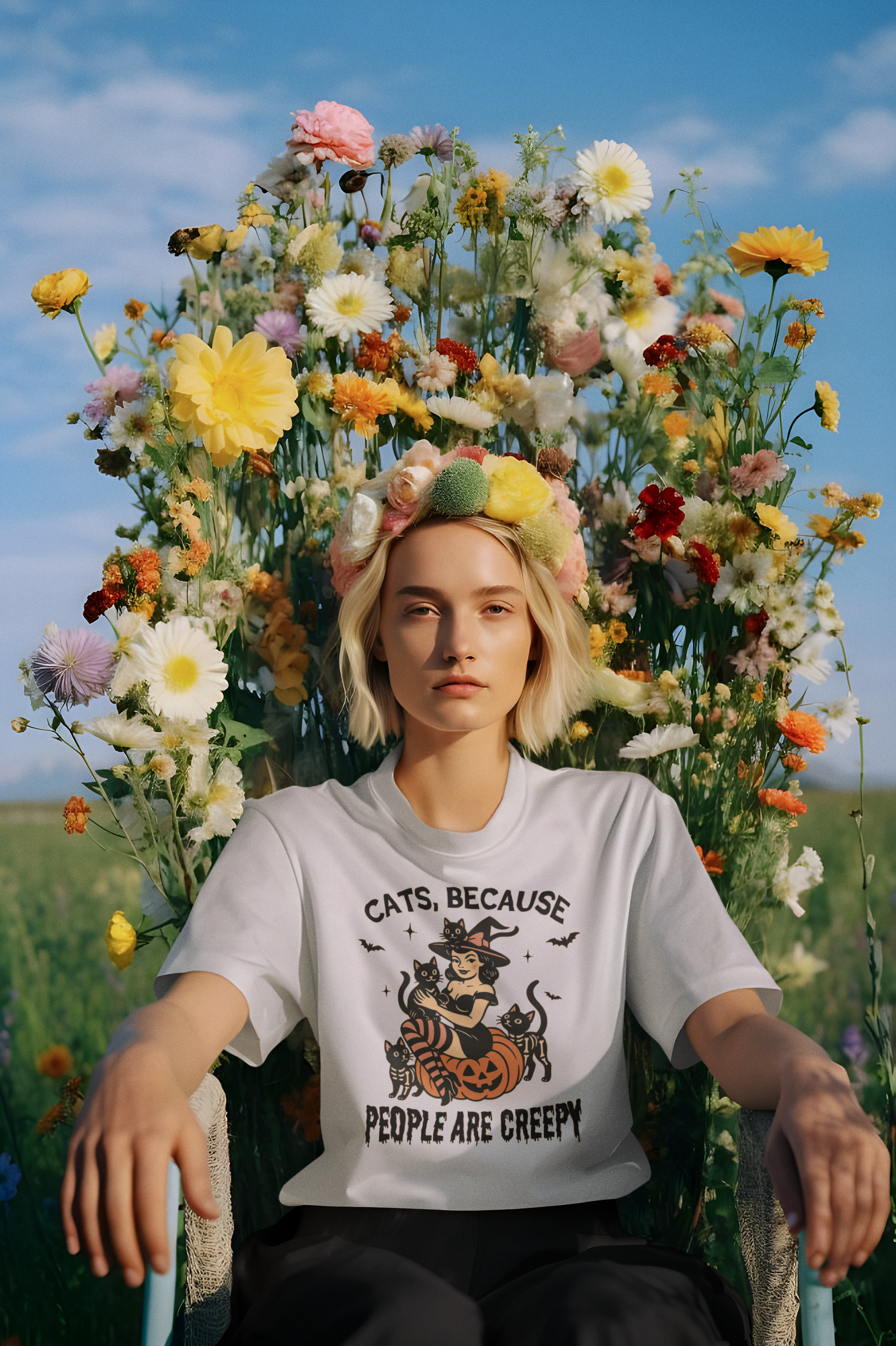 Cats, Because People are Creepy Shirt
