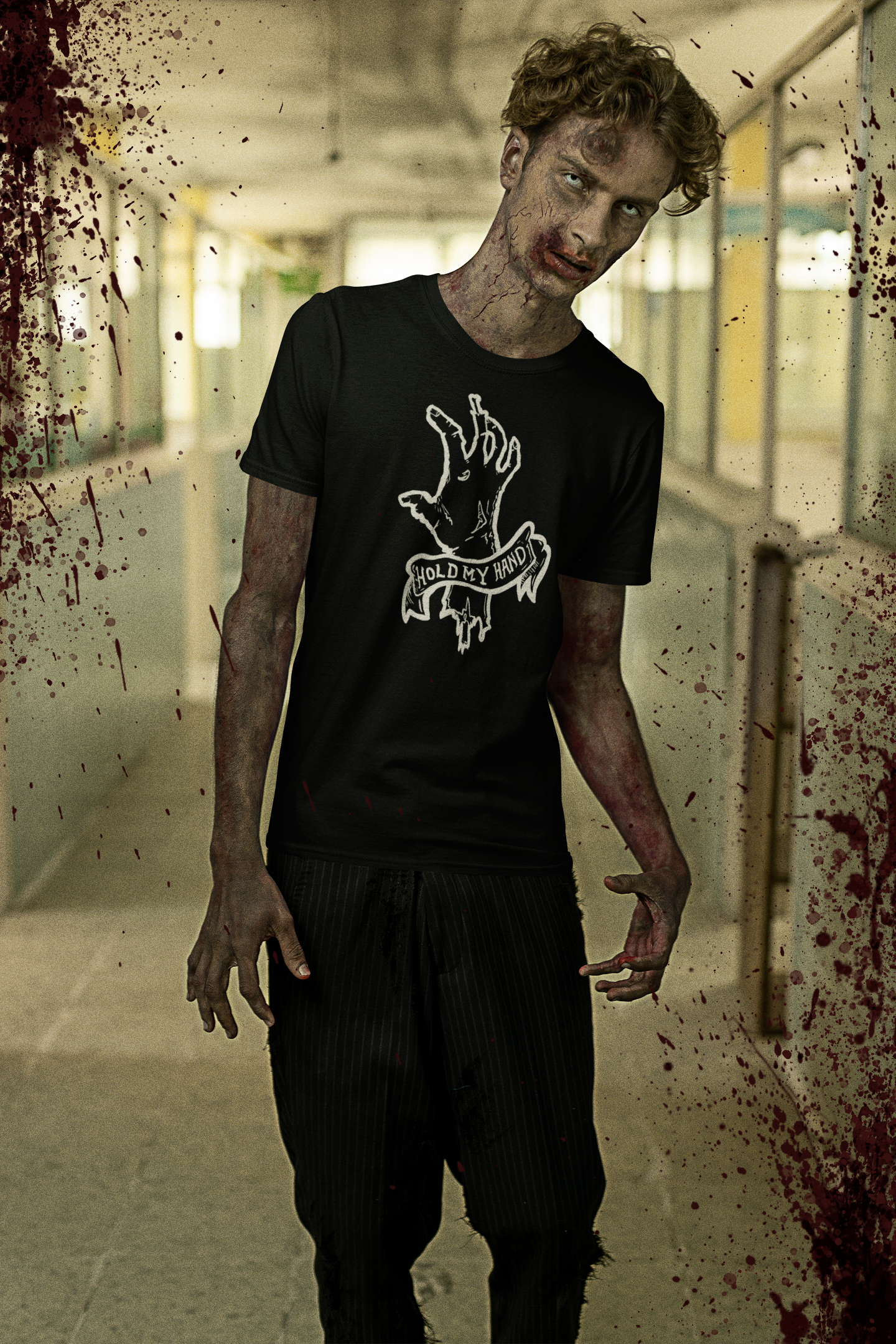 Hold My Hand Zombie Shirt