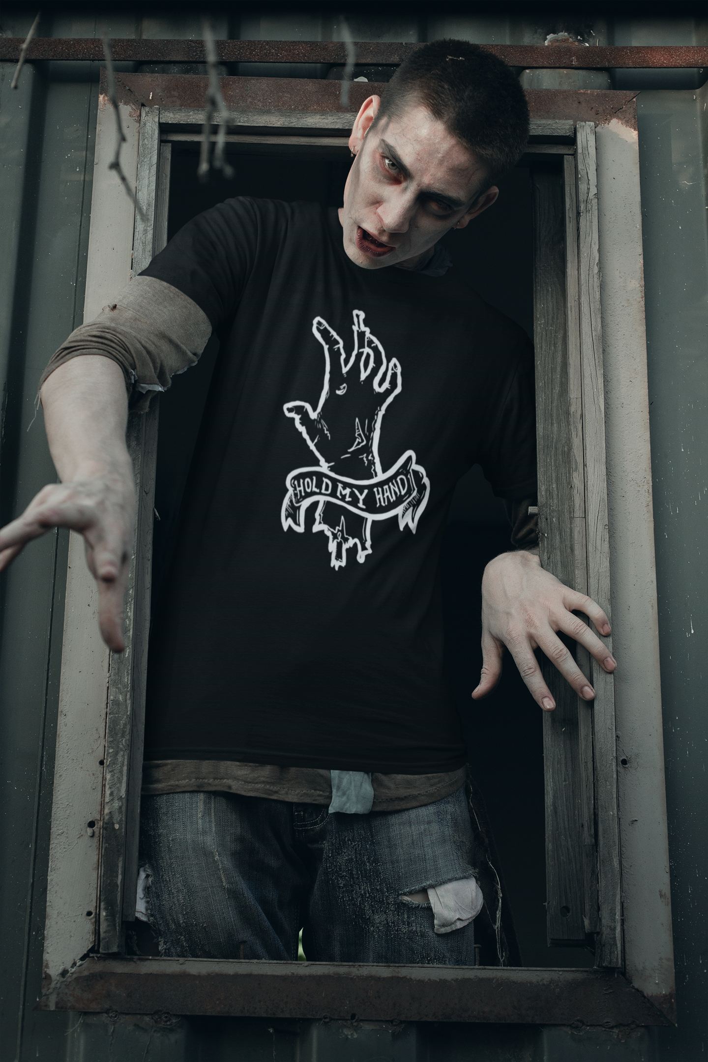 Hold My Hand Zombie Shirt